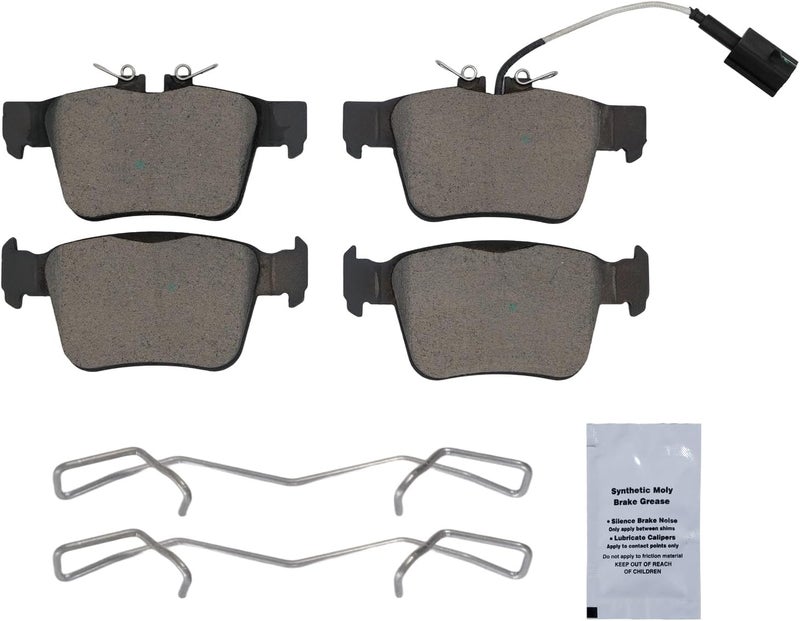 HUSCH D1989 Rear Ceramic Brake Pads Kit Fit For Maserati Ghibli 2014-2018 - Image 2